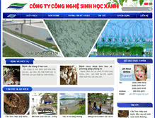 Tablet Screenshot of greenbiotech.vn